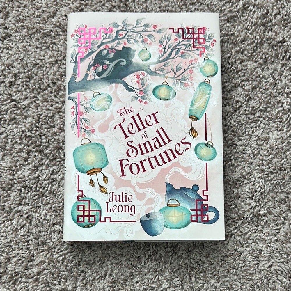 The Teller of Small Fortunes by Julie Leong - Illustrated Book in Blue and Green